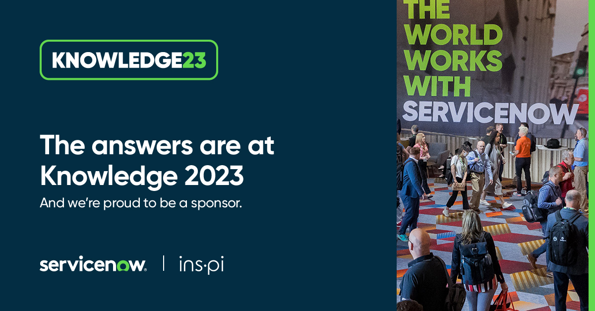 Press Release inspi to Showcase at ServiceNow Knowledge 2023